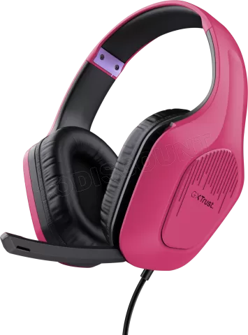 Photo de Casque Gamer filaire Trust GXT 415 Zirox (Rose)