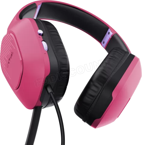 Photo de Casque Gamer filaire Trust GXT 415 Zirox (Rose)