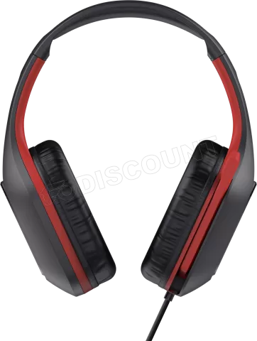 Photo de Casque Gamer filaire Trust GXT 415S Zirox (Noir/Rouge)