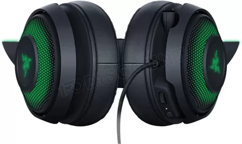 Photo de Casque Gamer Razer Kraken Kitty (Noir/Vert)