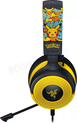 Photo de Casque Gamer Razer Kraken V4 X Pokemon Kanto Starters (Jaune)