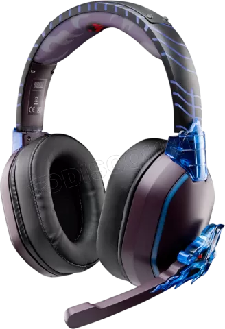 Photo de Casque Gamer sans fil Bluetooth Lexip Tsume Naruto Shippuden Madara Destruction (Violet)