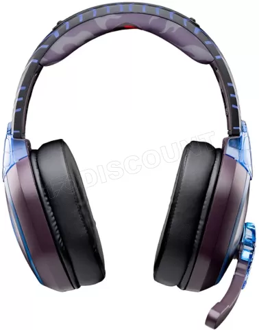 Photo de Casque Gamer sans fil Bluetooth Lexip Tsume Naruto Shippuden Madara Destruction (Violet)