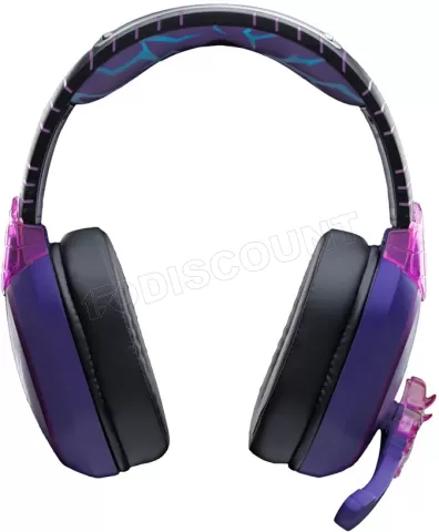 Photo de Casque Gamer sans fil Bluetooth Lexip Tsume Naruto Shippuden Sasuke Revenge (Violet)