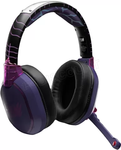 Photo de Casque Gamer sans fil Bluetooth Lexip Tsume Naruto Shippuden Sasuke Revenge (Violet)