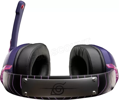 Photo de Casque Gamer sans fil Bluetooth Lexip Tsume Naruto Shippuden Sasuke Revenge (Violet)