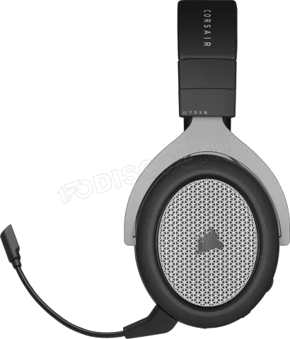 Photo de Casque Gamer sans fil Corsair HS75 XB (Noir/Argent)