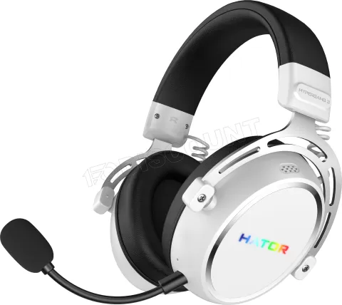 Photo de Casque Gamer sans fil Hator Hypergang 3 (Blanc)