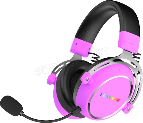 Photo de Casque Gamer sans fil Hator Hypergang 3 (Violet)
