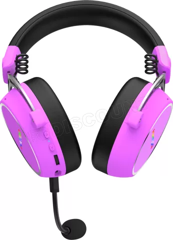 Photo de Casque Gamer sans fil Hator Hypergang 3 (Violet)