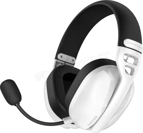 Photo de Casque Gamer sans fil Hator Hyperpunk 3 (Blanc)