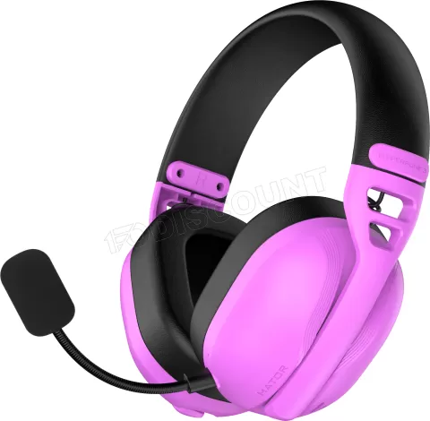 Photo de Casque Gamer sans fil Hator Hyperpunk 3 (Violet)
