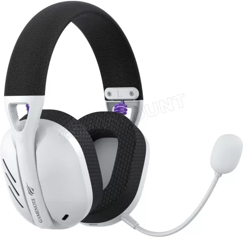 Photo de Casque Gamer sans fil Havit Gamenote Fuxi H3 (Noir/Blanc)