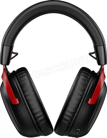 Photo de Casque Gamer sans fil HyperX Cloud III (Noir/Rouge)