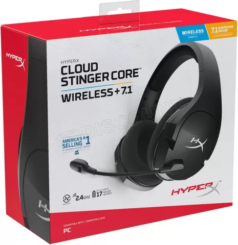 Photo de Casque Gamer sans fil HyperX Cloud Stinger Core (Noir)