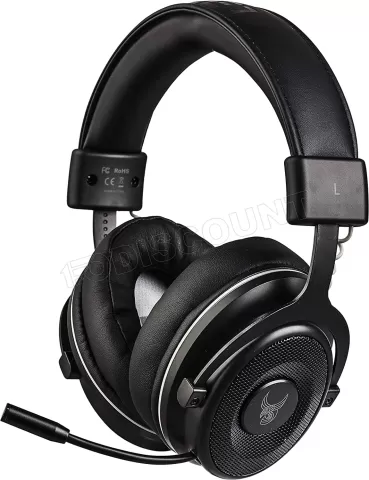 Photo de Casque Gamer sans fil L33T Gaming Muninn (Noir)