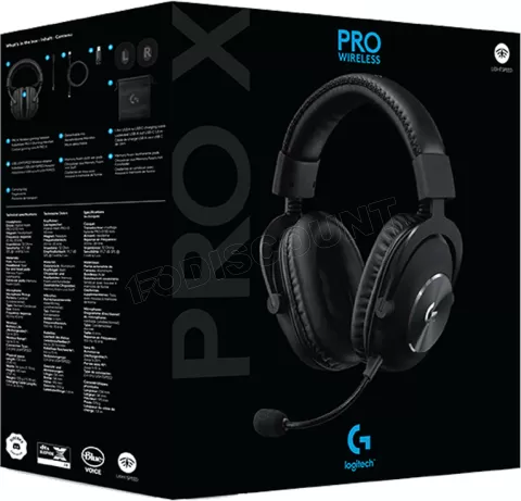 Photo de Casque Gamer sans fil Logitech G Pro X (Noir)