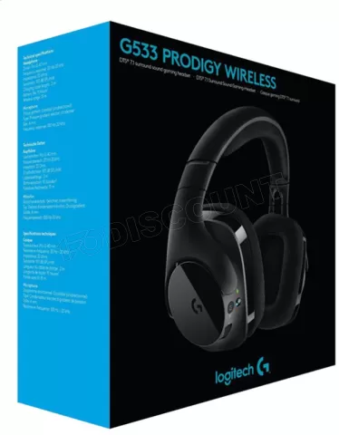 Photo de Casque Gamer sans fil Logitech G533 Prodigy (Noir)