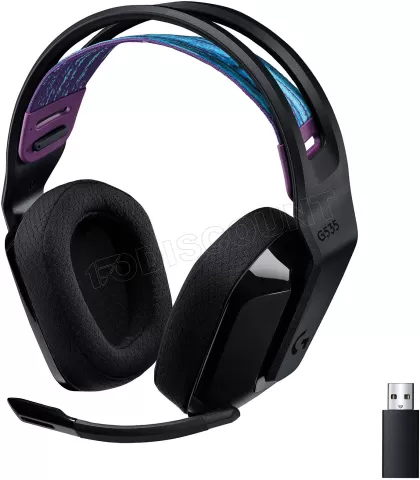 Photo de Casque Gamer sans fil Logitech G535 Lightspeed (Noir)