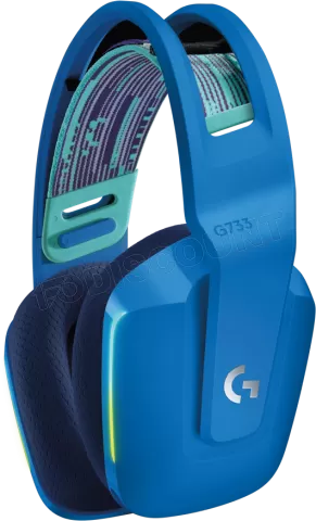 Photo de Casque Gamer sans fil Logitech G733 Lightspeed RGB (Bleu)