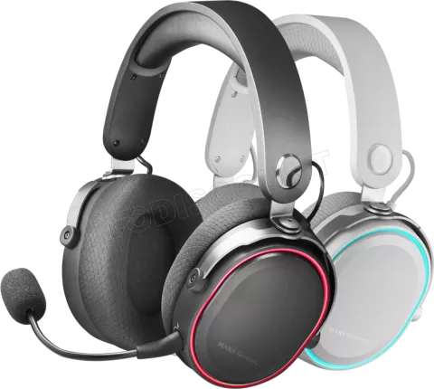 Photo de Casque Gamer sans fil Mars Gaming MHW RGB (Noir)