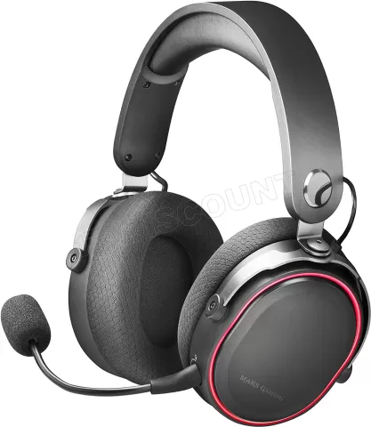 Photo de Casque Gamer sans fil Mars Gaming MHW RGB (Noir)