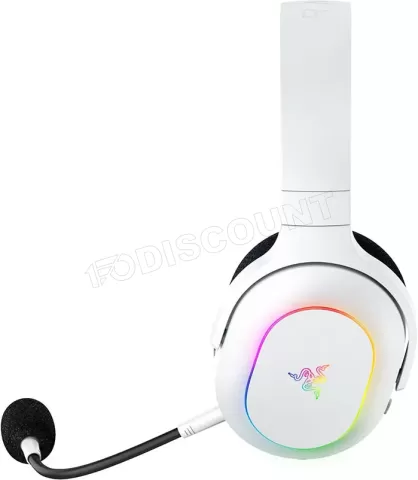 Photo de Casque Gamer sans fil Razer Barracuda X Chroma RGB (Blanc)