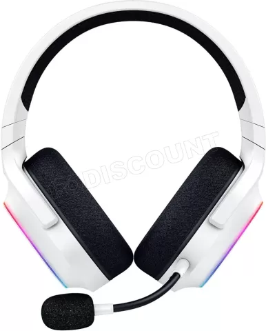 Photo de Casque Gamer sans fil Razer Barracuda X Chroma RGB (Blanc)
