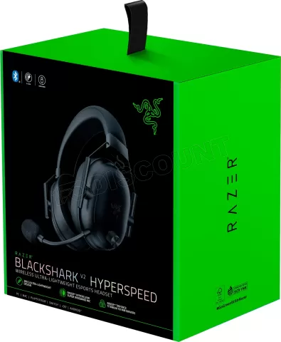 Photo de Casque Gamer sans fil Razer BlackShark V2 HyperSpeed (Noir)