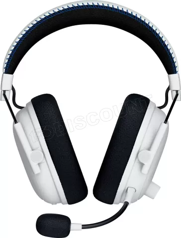 Photo de Casque Gamer sans fil Razer BlackShark V3 Pro PlayStation (Blanc)