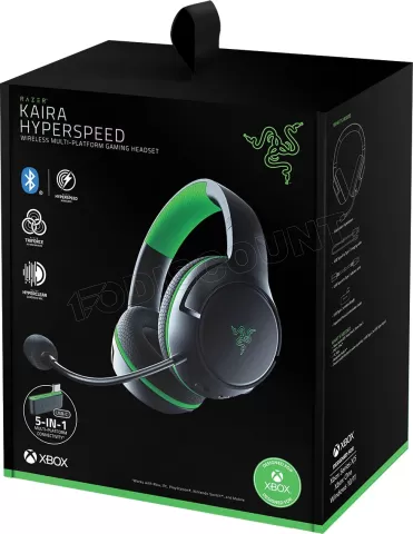 Photo de Casque Gamer sans fil Razer Kaira HyperSpeed (Noir)