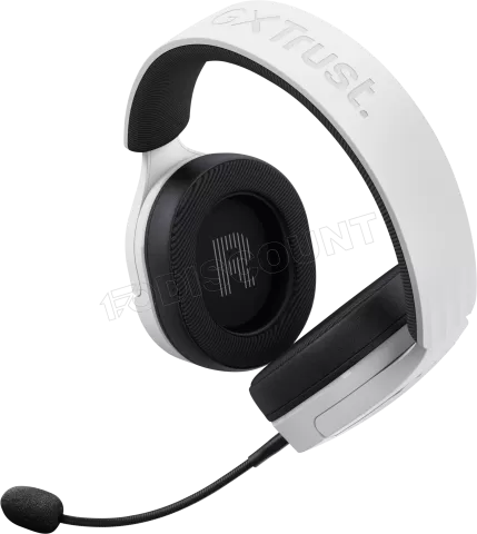 Photo de Casque Gamer sans fil Trust GXT 491 Fayzo (Blanc)