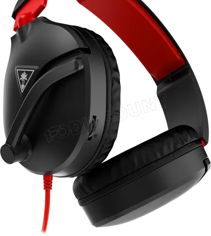 Photo de Casque Gamer Turtle Beach Recon 70 (Noir/Rouge)