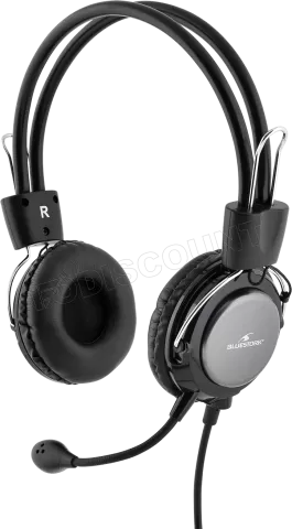 Photo de Casque Micro Bluestork MC-201 (Gris)