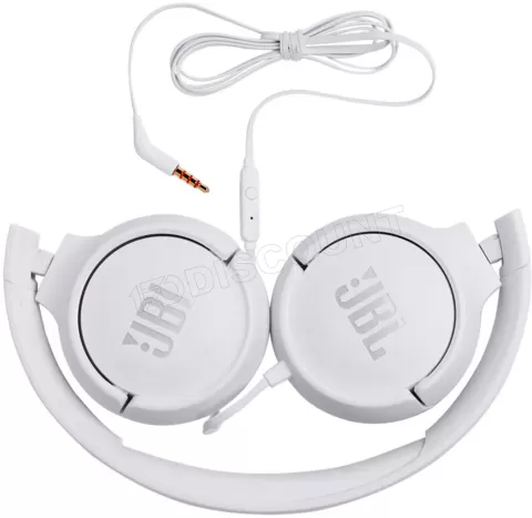 Photo de Casque Micro filaire JBL Tune 500 (Blanc)