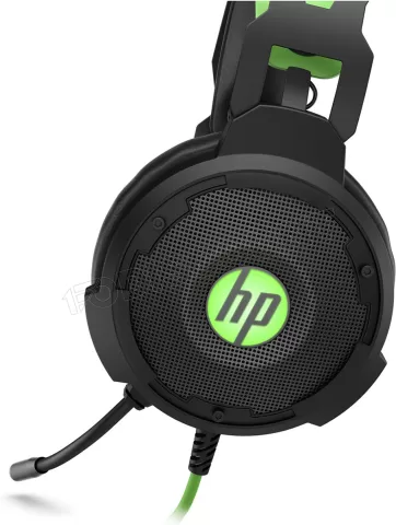 Photo de Casque Micro Gamer HP Pavilon Gaming 600 (Noir/Vert)