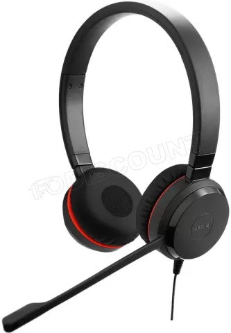 Photo de Casque Micro Jabra Evolve 20 MS Stereo USB (Noir)