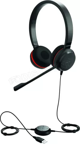 Photo de Casque Micro Jabra Evolve 30 II MS Stéréo (Noir)