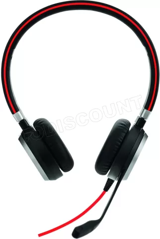 Photo de Casque Micro Jabra Evolve 40 UC Stéréo USB (Noir)