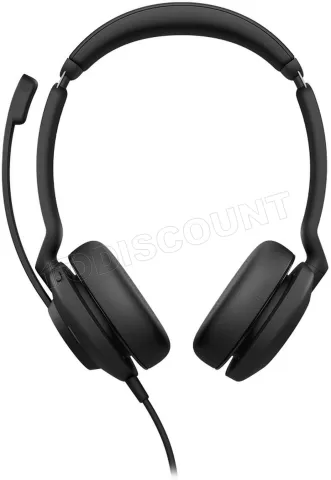 Photo de Casque Micro Jabra Evolve2 30 Stereo Microsoft Skype (Noir)