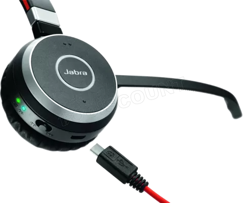 Photo de Casque Micro Jabra Evolve2 65 SE MS Stereo (Noir)