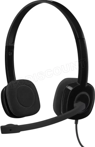 Photo de Casque Micro Logitech H151 Stereo (Noir)