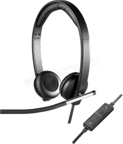 Photo de Casque Micro Logitech H650e Stereo (Noir)