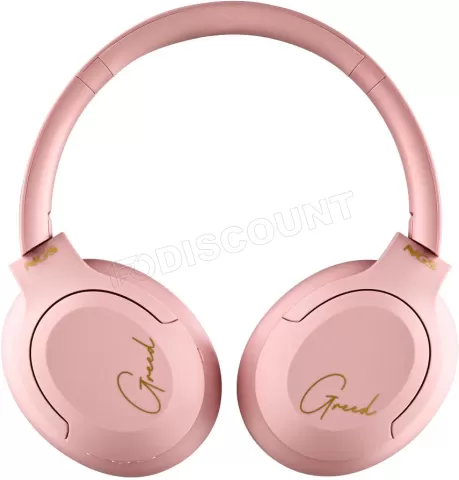 Photo de Casque Micro sans fil Bluetooth NGS Artica Greed (Rose)