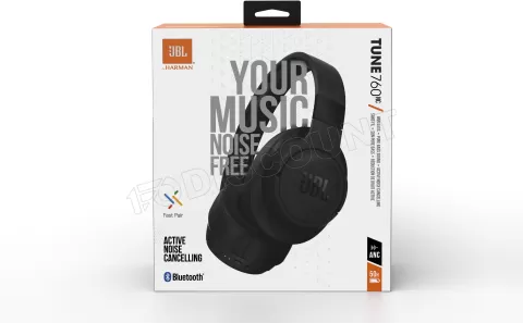 Photo de Casque Micro sans fil JBL Tune 760NC (Noir)