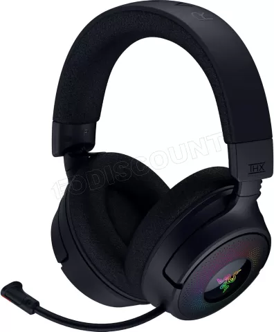 Photo de Casque Micro sans fil Razer Kraken V4  (Noir)