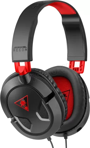 Photo de Casque Micro Turtle Beach Ear Force Recon 50 (compatible PC, Consoles, Tablettes, etc...) (Noir/Rouge)