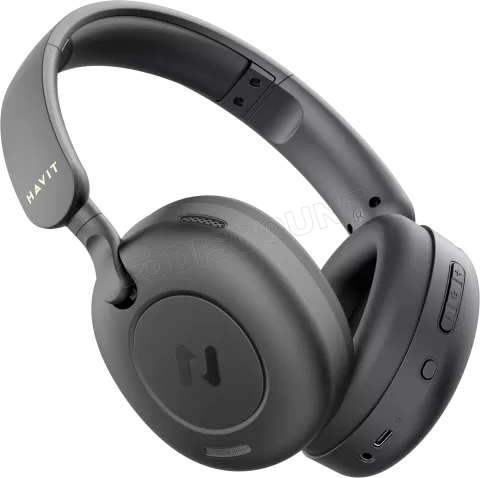 Photo de Casque sans fil Bluetooth Havit H655BT (Noir)
