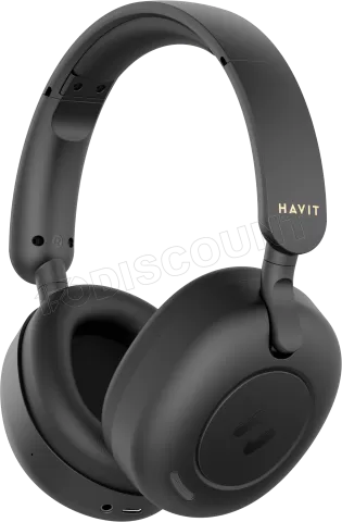 Photo de Casque sans fil Bluetooth Havit H655BT (Noir)