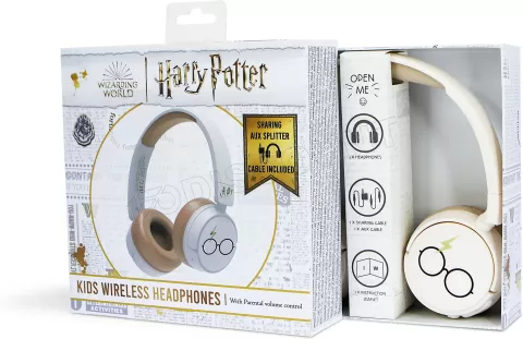 Photo de Casque sans fil pour enfant OTL Harry Potter (Beige)